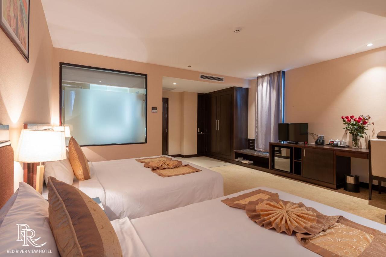 Red River View Hotel Lao Cai Bagian luar foto