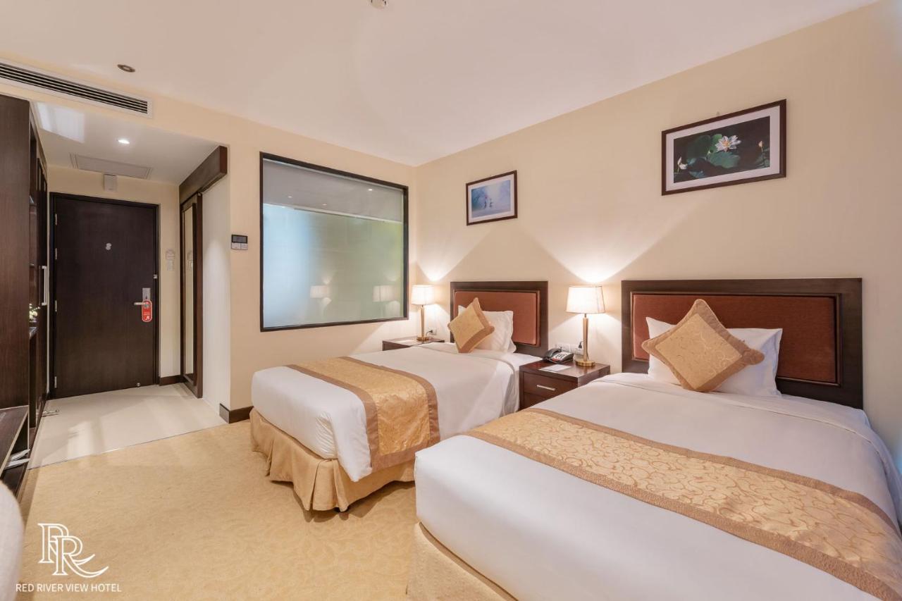Red River View Hotel Lao Cai Bagian luar foto
