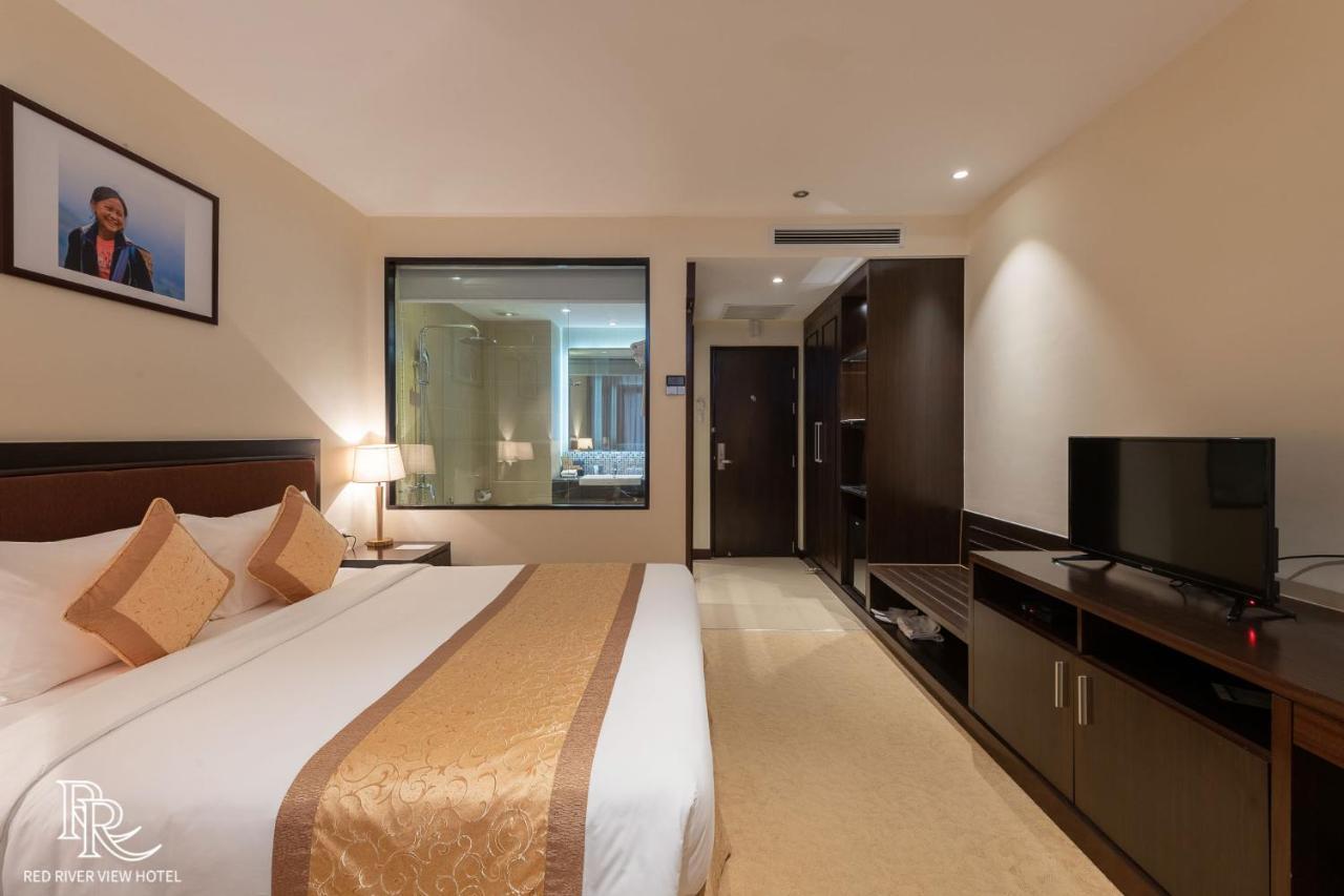 Red River View Hotel Lao Cai Bagian luar foto