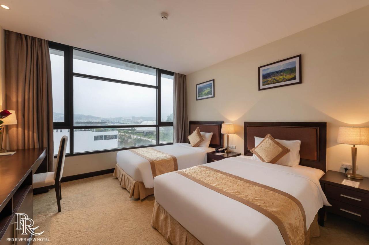 Red River View Hotel Lao Cai Bagian luar foto