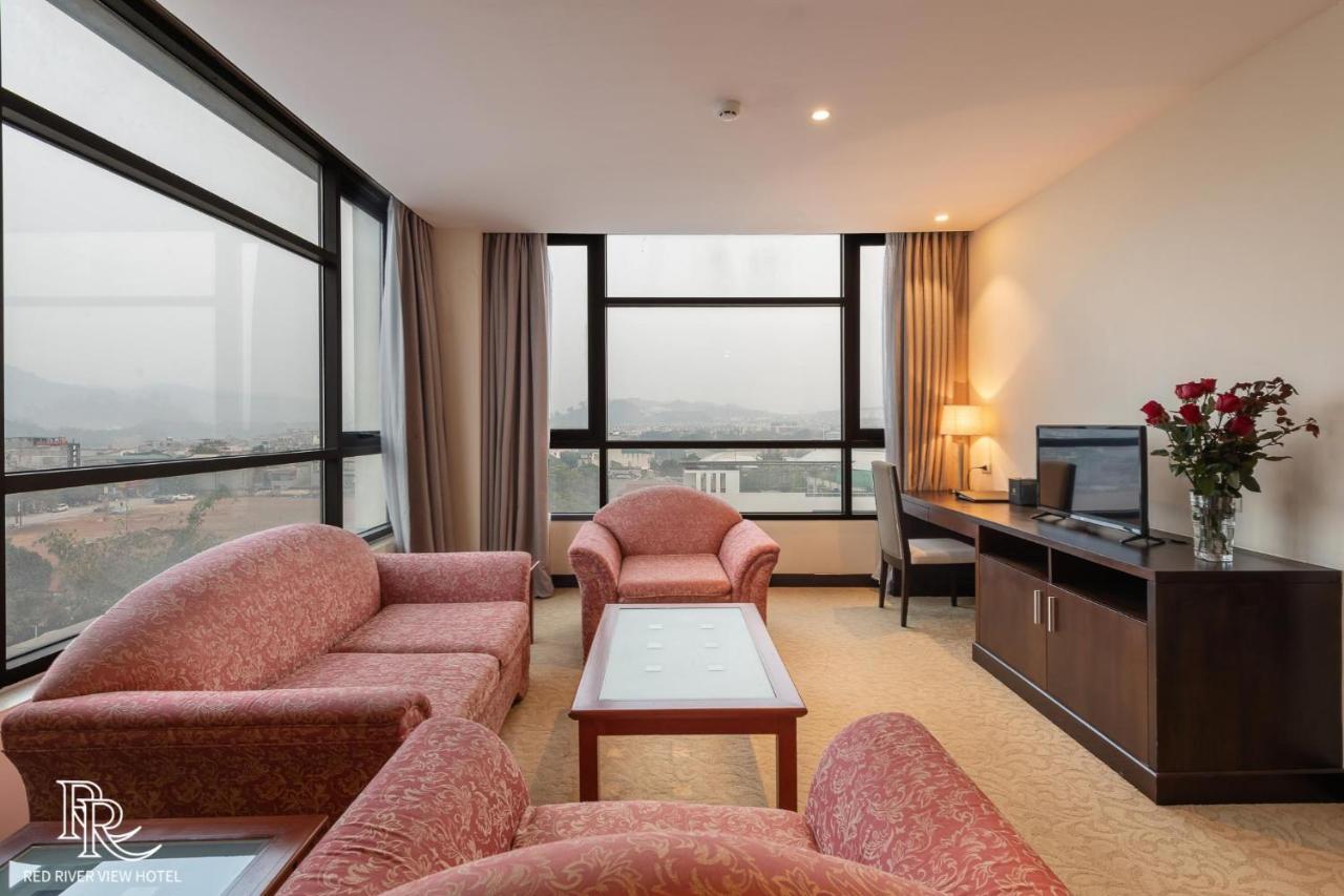 Red River View Hotel Lao Cai Bagian luar foto