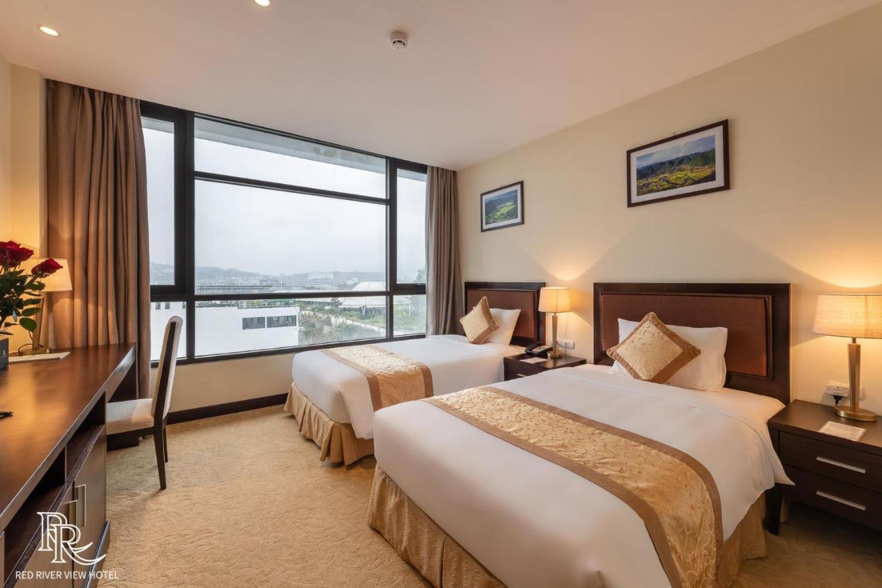 Red River View Hotel Lao Cai Bagian luar foto