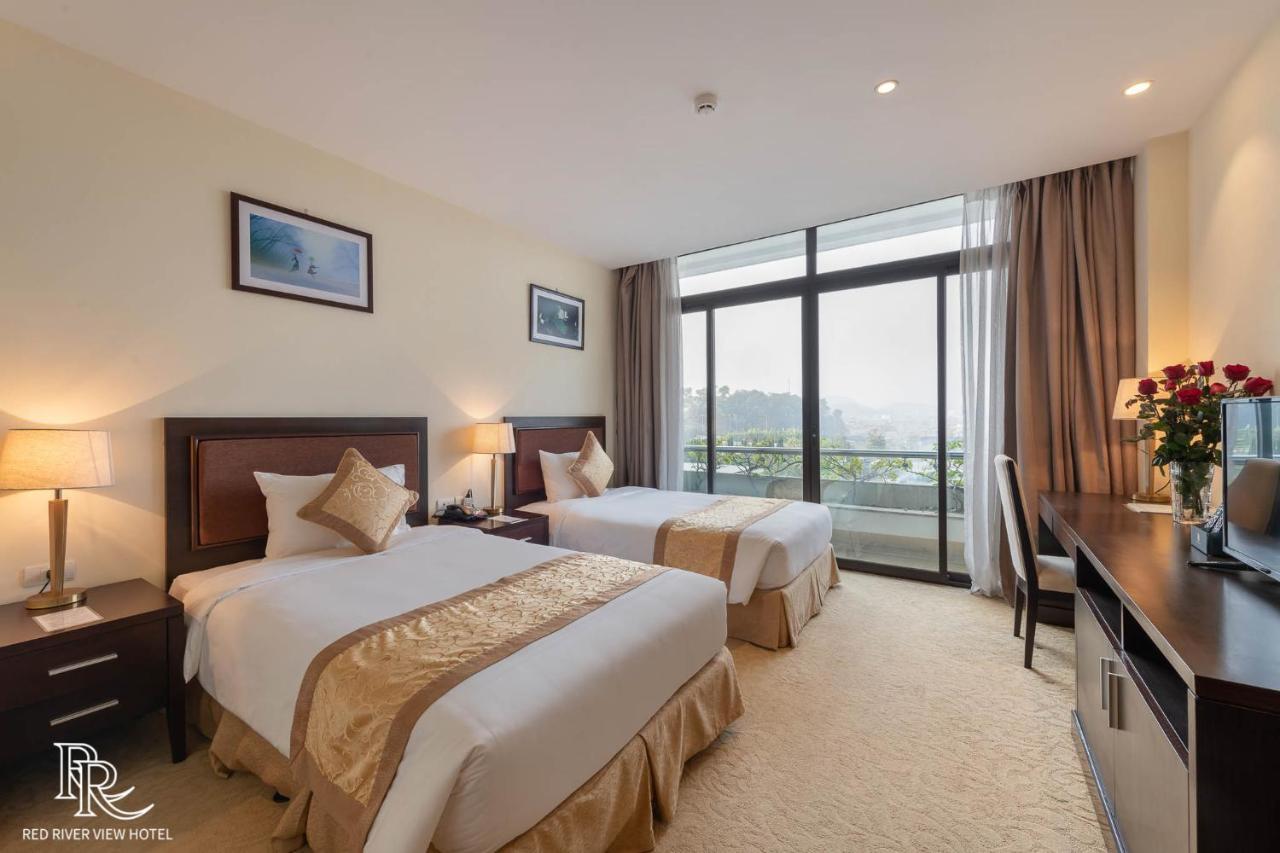 Red River View Hotel Lao Cai Bagian luar foto