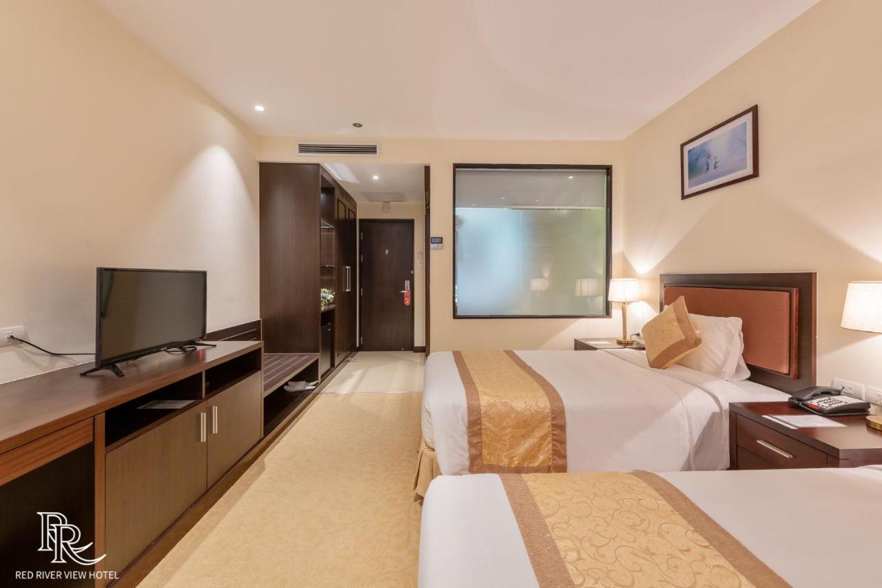 Red River View Hotel Lao Cai Bagian luar foto