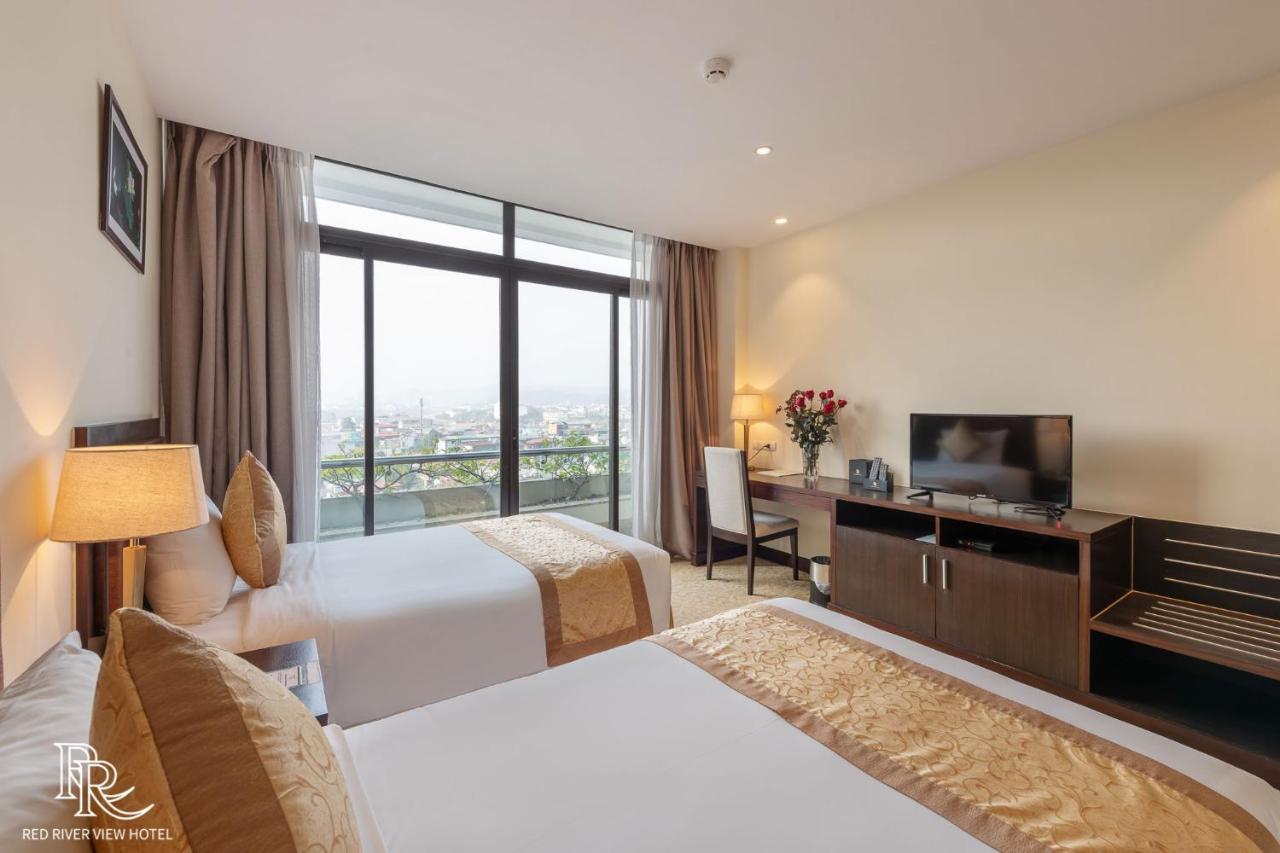 Red River View Hotel Lao Cai Bagian luar foto
