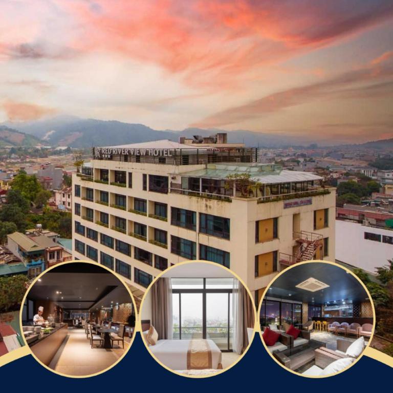 Red River View Hotel Lao Cai Bagian luar foto